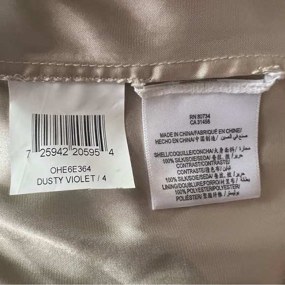 BCBGMaxAzria Silk Chiffon Watercolor Sleeveless Maxi Dress Size 4 Women’s - Picture 4 of 9